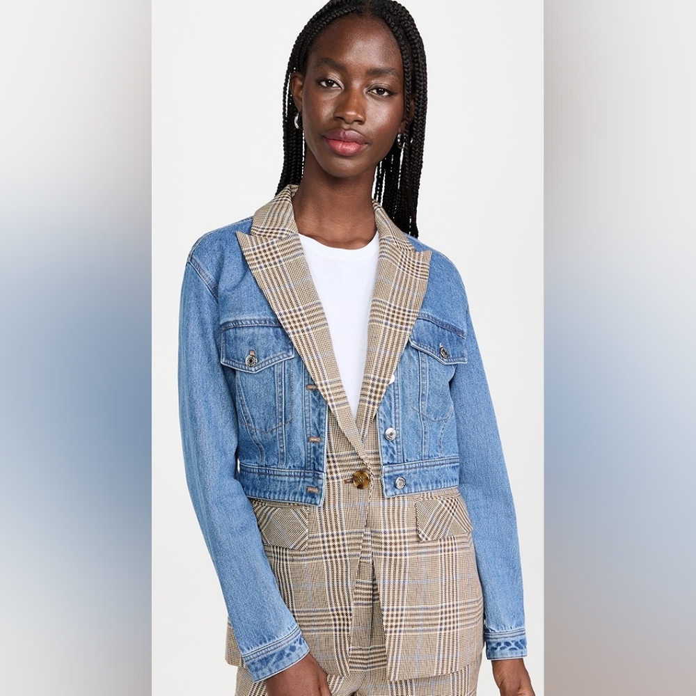 Veronica Beard Keaton Combo Dickey Jacket